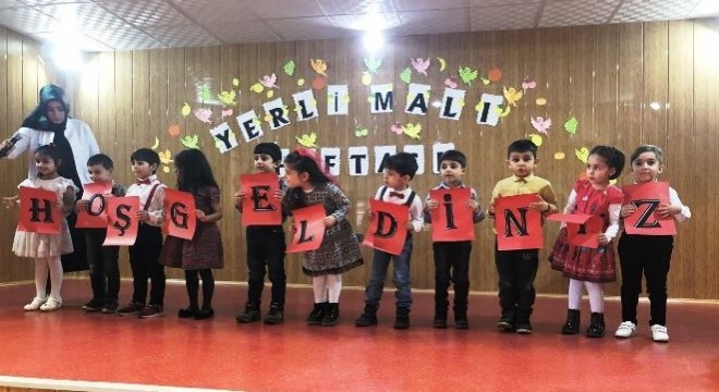 Miniklerden büyüklere ‘Yerli Malı' hatırlatması