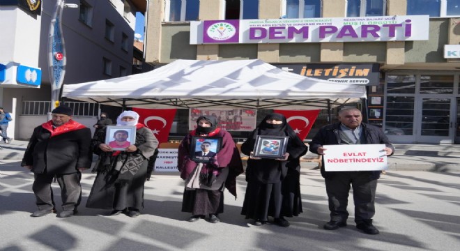 Muşlu ailelerin evlat nöbeti devam ediyor