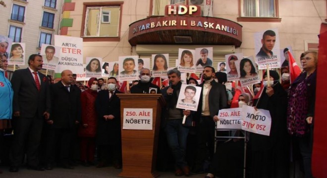 Nöbetteki aile sayısı 250'ye yükseldi