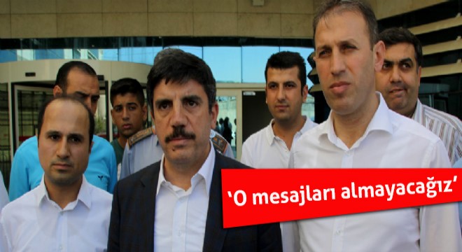 ‘O mesajları almayacağız'