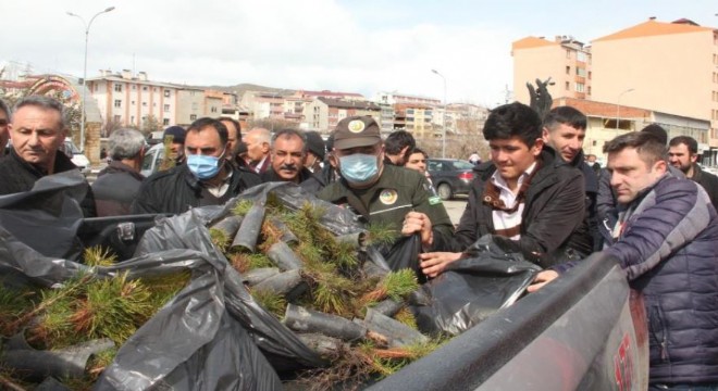 OBM'den vatandaşa fidan armağanı