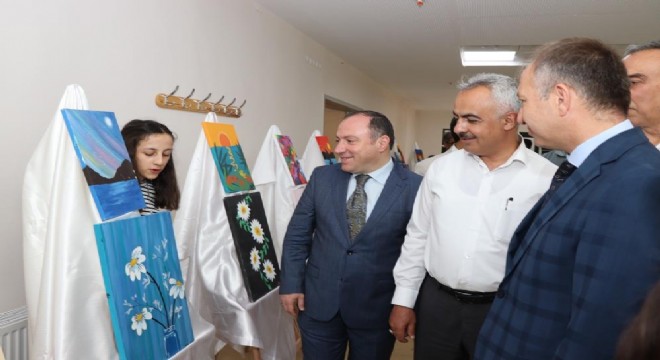 Oltu GM'den yılsonu resim sergisi