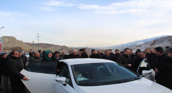 Oltu Kaymakam Zengin'i uğurladı