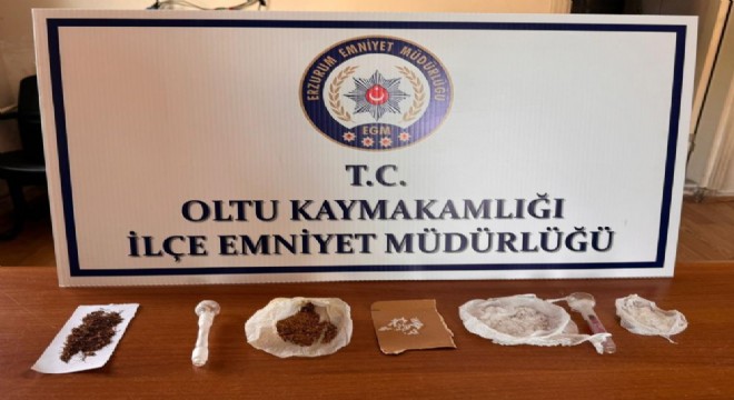 Oltu'da uyuşturucu operasyonu