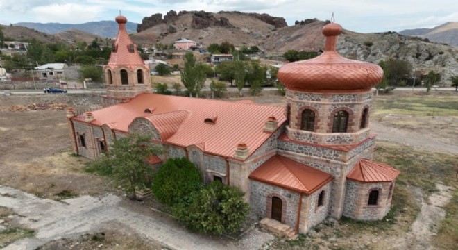 Oltu'daki tarihi kilise restore edildi