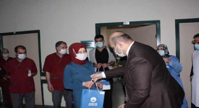 Orhan'dan BEAH camiasına moral destek