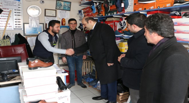 Orhan'dan esnaf buluşması