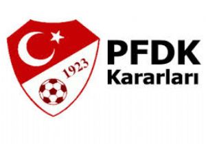 PFDK Erzurumspor'u cezalandırdı