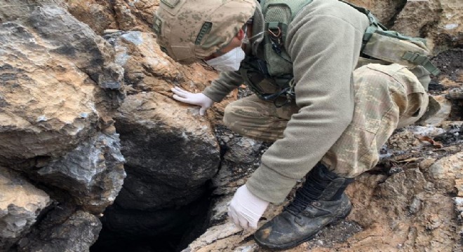PKK'ya ait 9 sığınak imha edildi