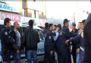Polise mukavemette bulunan 4 kişi gözaltına alındı