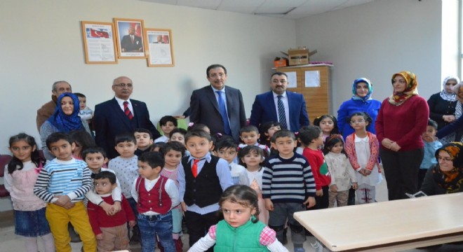 Palandöken Belediyesi kreşinde ilk karne heyecanı