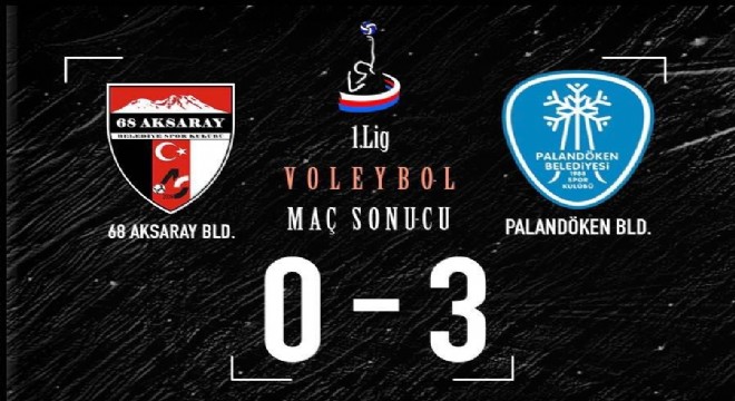 Palandöken Belediyespor Aksaray'a set vermedi