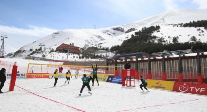 Palandöken'de CEV Kar Voleybolu Avrupa Turu