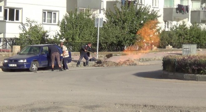 Palandöken'de doğalgaz patlaması