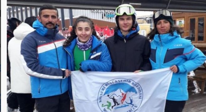 Palandöken'de iki madalya kazandılar
