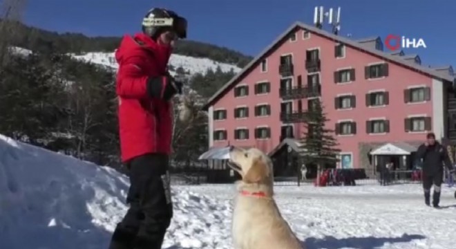 Palandöken'in maskotu oldu