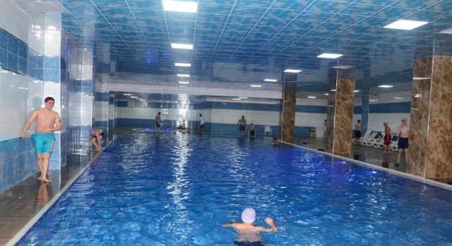 Palandöken yarı olimpik yüzme havuzu hizmete girdi