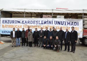Palandöken'den Bayırbucak'a yardım eli