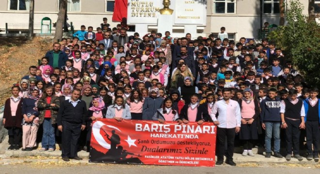 Pasinler Atatürk YBO'dan Mehmetçiğe dua