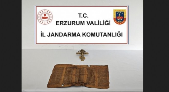 Pasinler'de tarihi eser operasyonu