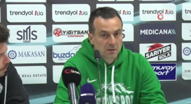 Petrovic: Planımız farklıydı ama hızlı 3 gol yedik