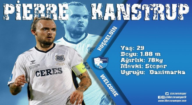 Pierre Kanstrup Erzurumspor'da