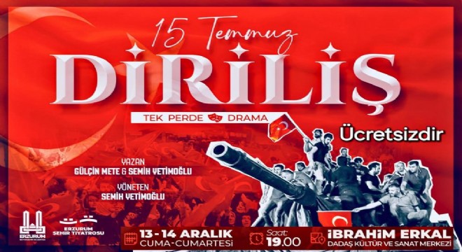 ŞT, ‘15 Temmuz Diriliş'i sahneleyecek