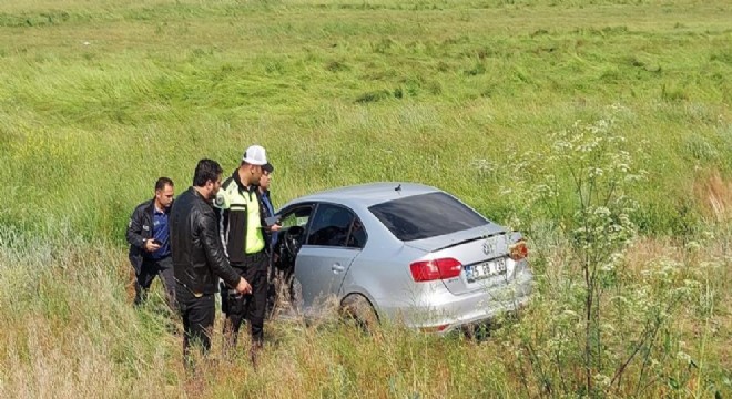 Sağanak yağmur trafik kazasına neden oldu