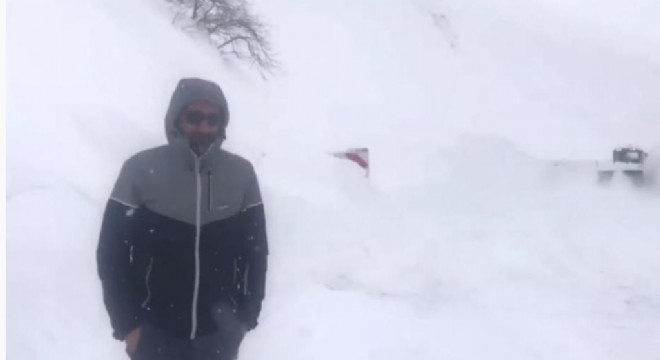 Sahara Dağı Geçidi'ne çığ düştü