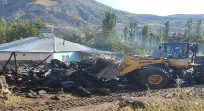 Sahip olduğu her şey kül oldu