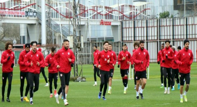 Samsunspor'da Erzurumspor maçı mesaisi
