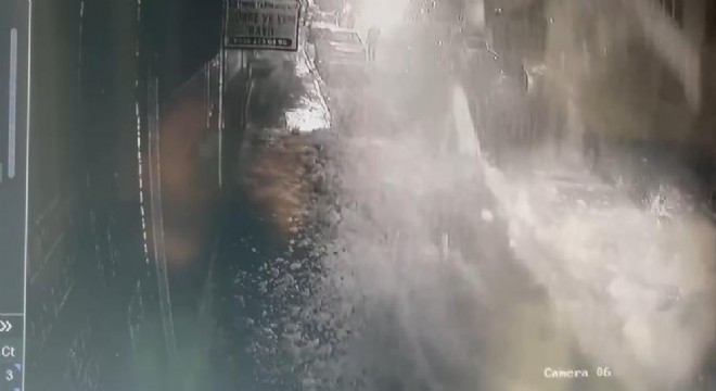 Saniyeler içerisinde kurtuldu