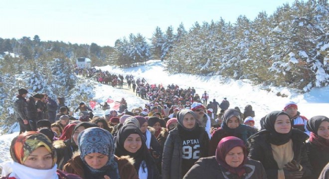 “Sarıkamış Şehitleri” için yürüdüler