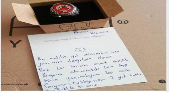 Şehidin yürek yakan paylaşımı