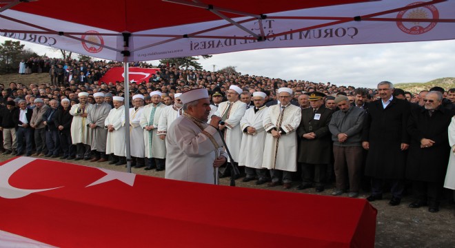 Şehit imam dualarla uğurlandı