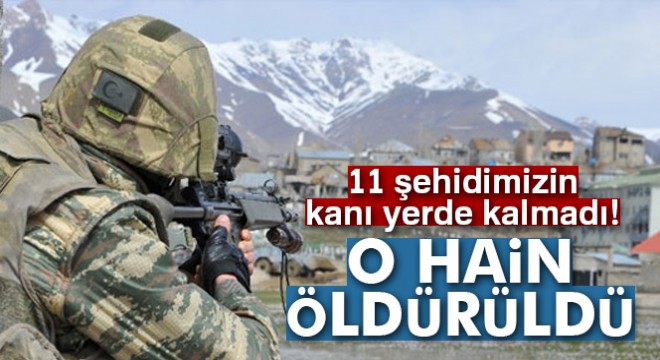 Şehitlerimizin kanı yerde kalmadı