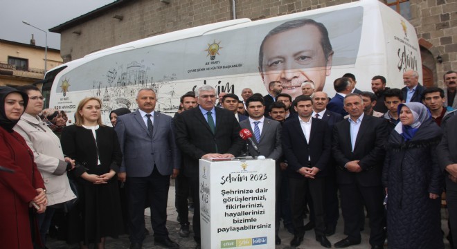 “Şehrim 2023” Otobüsü Erzurum'da