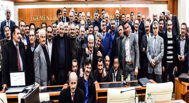 Sekmen Tortumlu muhtarlarla buluştu