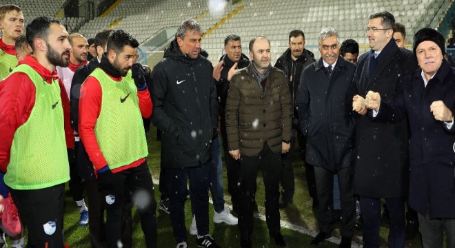 Sekmen'den Erzurumspor'a motivasyon desteği