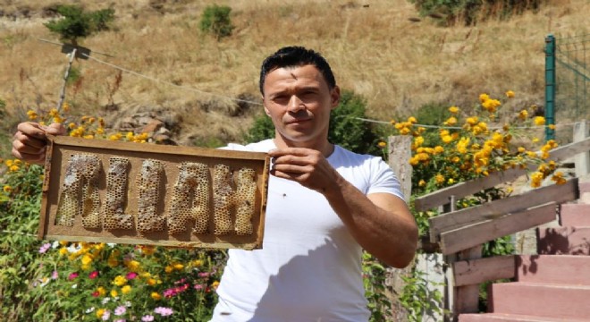 Şenkayalı arıcıdan farkındalık uygulaması