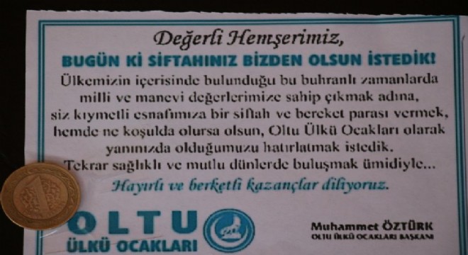 ‘Siftah ülkü ocaklarından bereket Allah'dan'