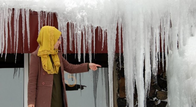 Soğuk hava rekoru Karayazı'daydı