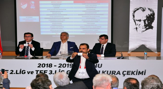 TFF 2. Lig'de gruplar belli oldu