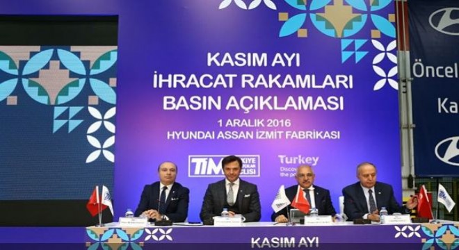 TİM Kasım ayı Erzurum verilerini açıkladı
