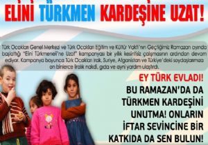 Türkmenler için yardım çağrısı