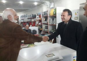 Türetken esnafla istişare etti