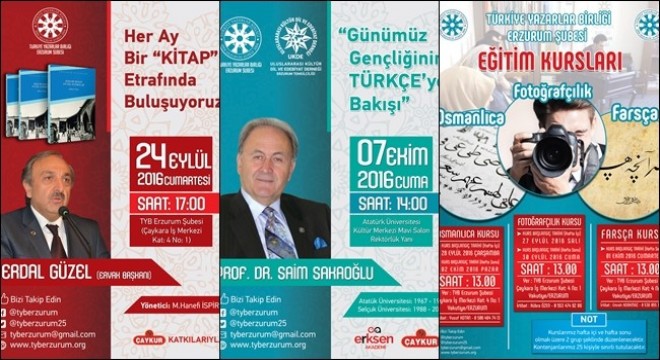 TYB Faaliyet programı açıklandı