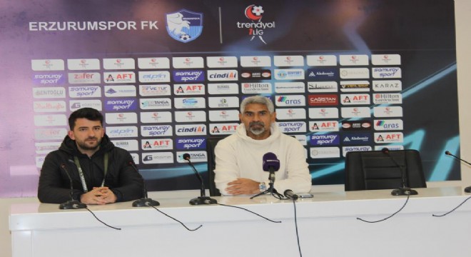 Taşdemir: ‘Erzurumspor'u tebrik ediyorum'