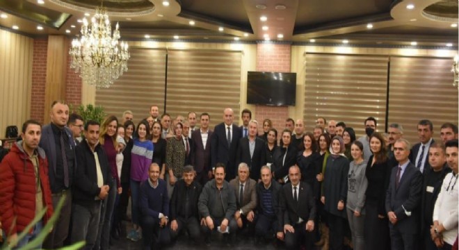 Taşkesenligil'i veda yemeği ile uğurladılar