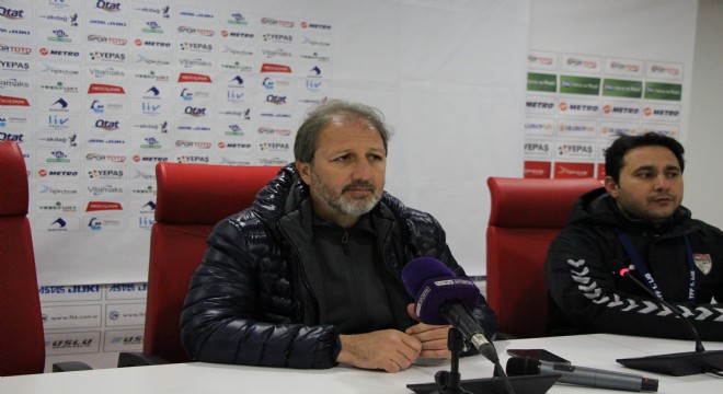 Taşkın: “Kaybettiğimiz için üzgünüm